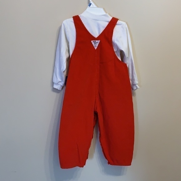 Vintage OshKosh B’gosh Baby B’gosh Red Cord Overall Set NWT - Picture 11 of 13